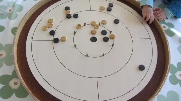 Crokinole spelbord